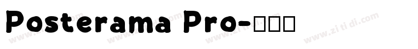 Posterama Pro字体转换